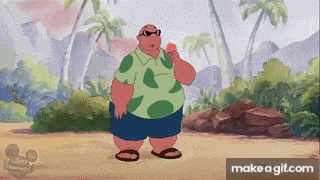 Lilo And Stitch Fat Guy GIF