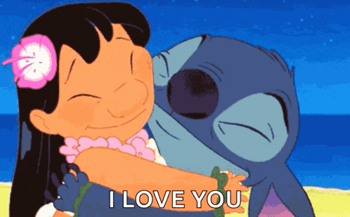 Lilo And Stitch Hugs GIF
