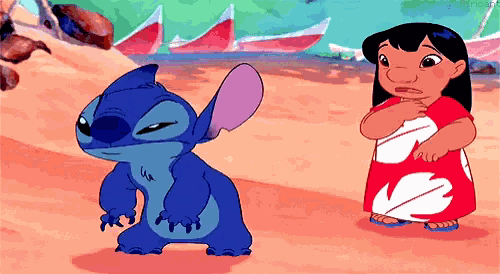 Lilo And Stitch Laugh GIF