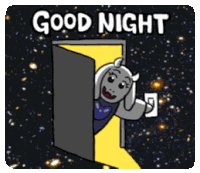 Line Sticker Good Night Sticker
