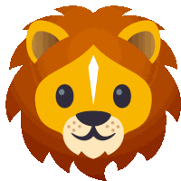 Lion Nature Sticker