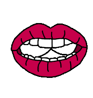 Lips Mouth Sticker
