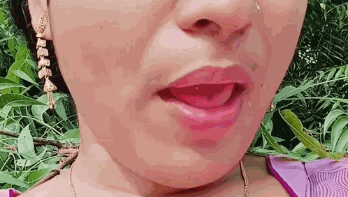 Lips Raspberry GIF