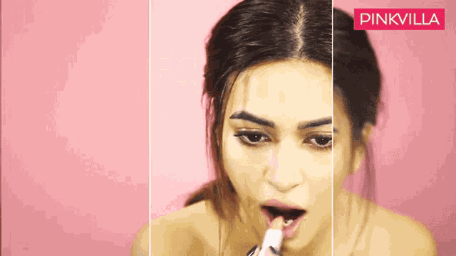 Lipstick On Kriti Kharbanda GIF