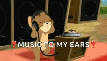 Listening To Music Jerry GIF