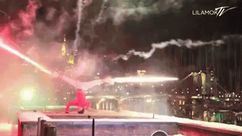 Lit Fireworks GIF