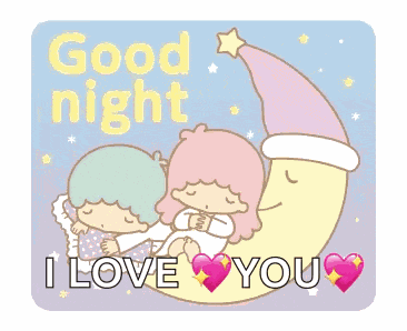 Little Twin Star Good Night GIF