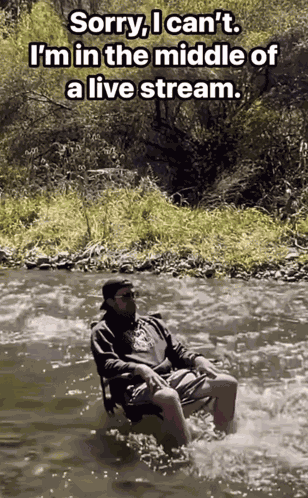 Live Stream Chilling GIF