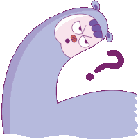 Llama With Question Mark Sticker