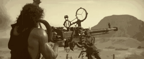 Lock And Loaded Machine Gun GIF
