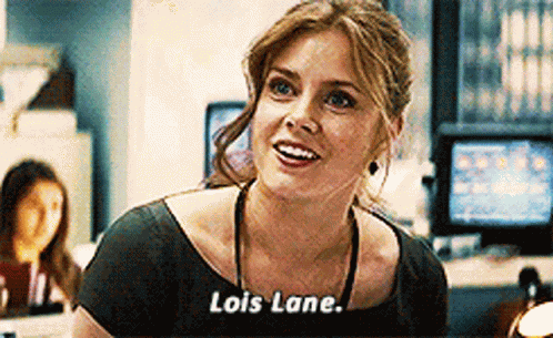 Lois Lane Amy Adams GIF