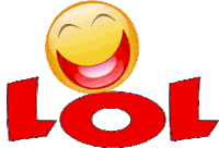 Lol Lauhging Sticker