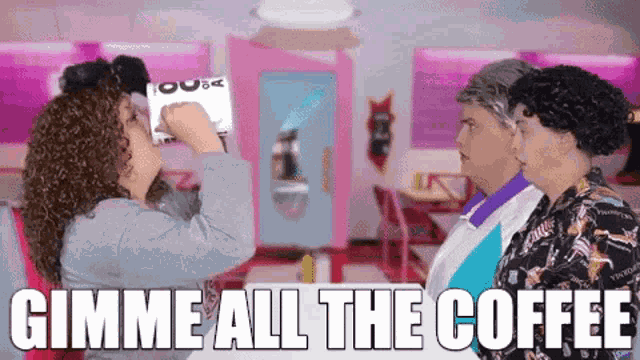 Long Night Coffee Please GIF