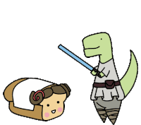 Loof And Timmy Cute Bread Sticker