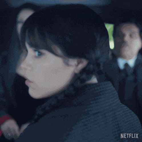 Look Back Wednesday Addams GIF
