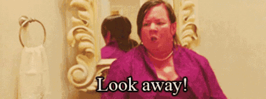 Lookaway Bridesmaids GIF