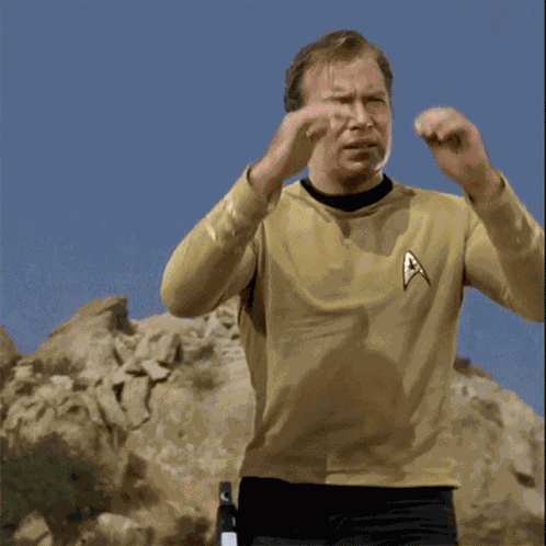 Looking For Something Captain Kirk GIF