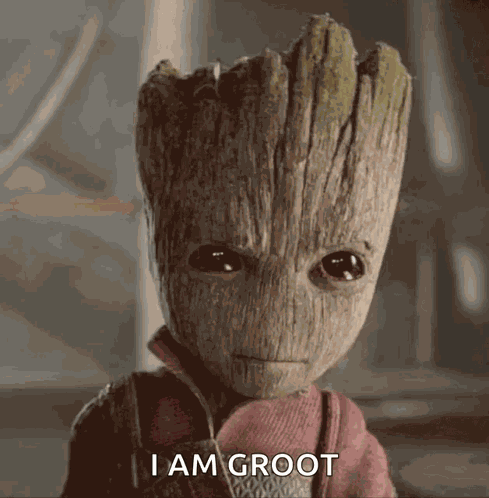 Lookingcool Baby Groot GIF