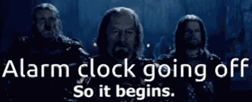 Lord Of The Rings Alarm GIF