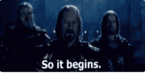 Lotr So It Begins GIF