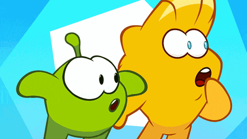 Loud Sound Om Nom GIF