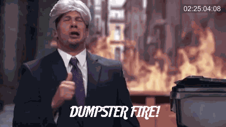 Louderwithcrowder Dumpster Fire GIF