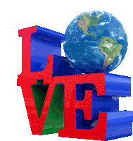 Love Earth Sticker