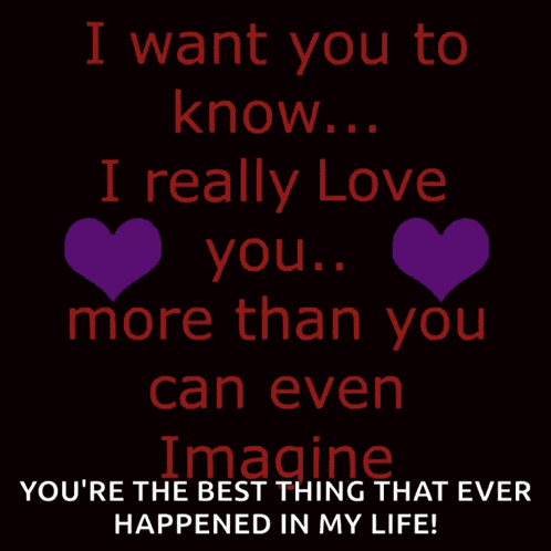 Love I Really Love You GIF