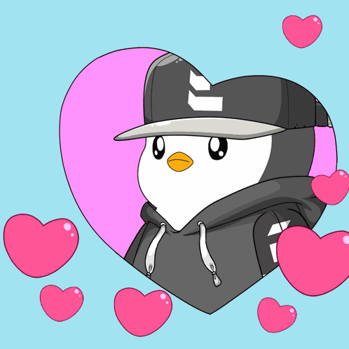 Love You Cute Penguin GIF