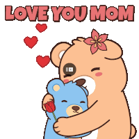 Love You Love You Mom Sticker