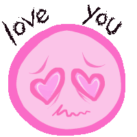 Love You Sad Sticker