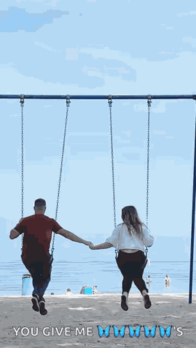Lovers Swing GIF