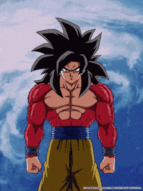 Lr Agl Super Saiyan 3 Goku Gt Golden Giant Ape Ultimate Saiyan Power Roar GIF