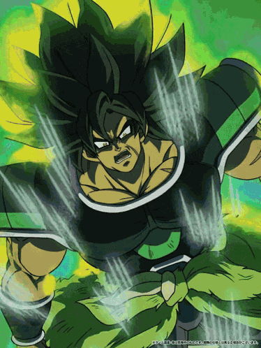 Lr Agl Super Saiyan Broly Surge Of Heightened Fighting Spirit GIF