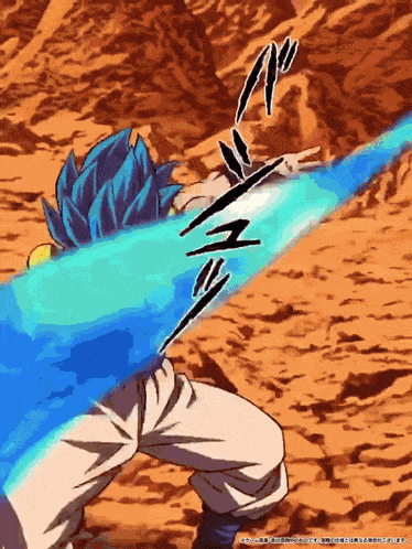 Lr Phy Super Saiyan Gogeta Scattered Reflection Of Overflowing Fighting Spirit GIF