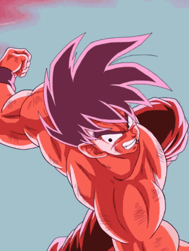 Lr Str Goku Kaioken Battle Against Limits GIF