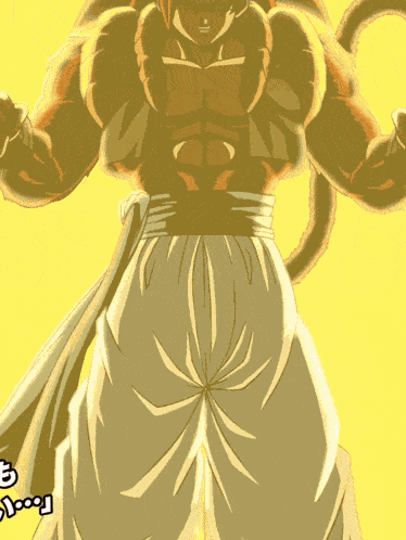 Lr Super Saiyan 4 Goku And Super Saiyan 4 Vegeta Saiyan Warriors With Ultimate Power GIF
