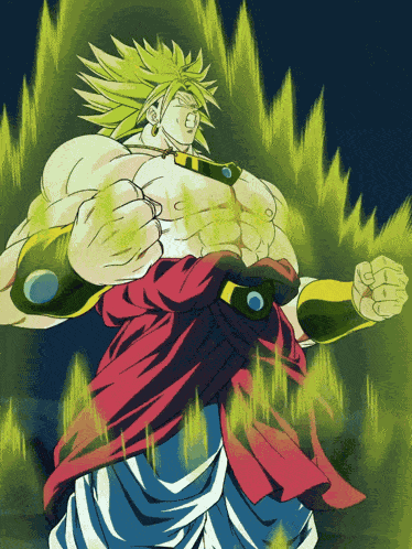 Lr Teq Broly Universe Devastating Combat Power GIF