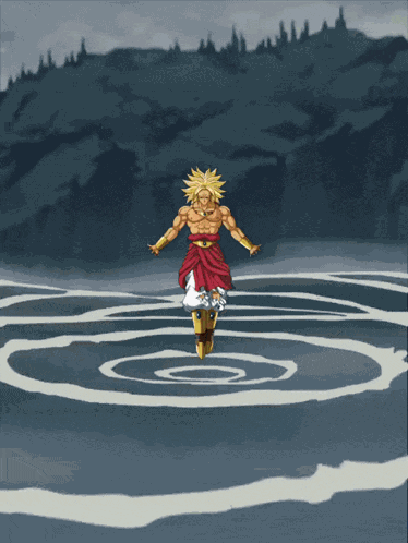 Lr Teq Super Saiyan Broly Nightmarish Impact GIF