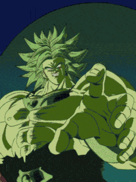 Lr Teq Super Saiyan Broly Nightmarish Impact GIF