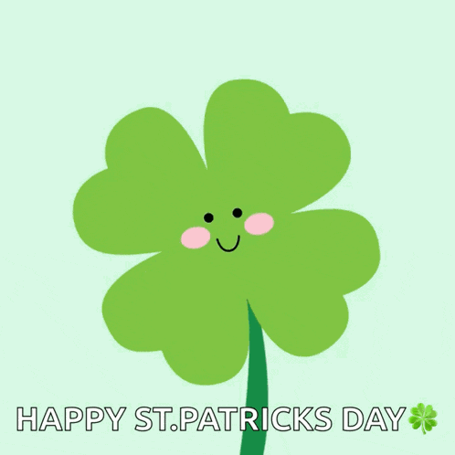 Lucky Clover Four Leaf Clover GIF