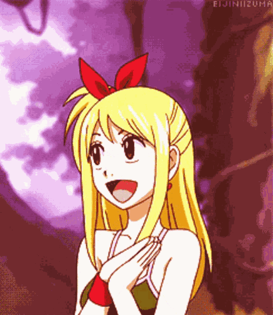 Lucy Heartfilia Matching GIF