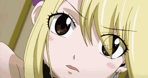 Lucy Heartfilia Smile GIF