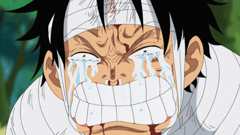 Luffy Breakdown One Piece GIF
