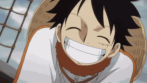 Luffy Luffy Riendo GIF