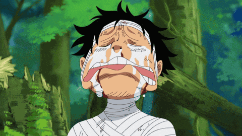 Luffy Sad GIF