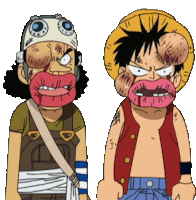 Luffy Usopp Sticker