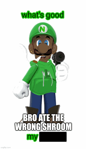 Luigi Black Meme