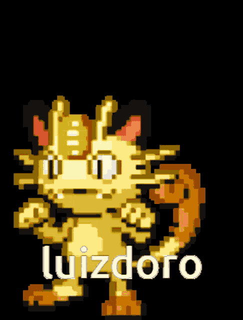Luizdoro Meowth GIF