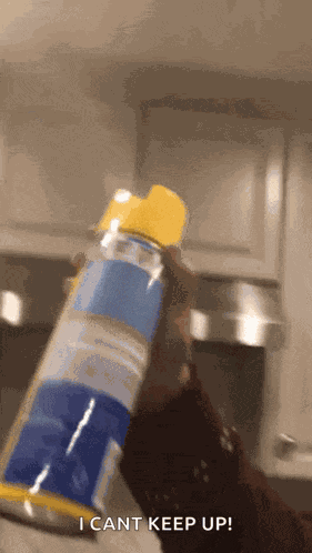 Lysol Spray Spraying GIF GIF